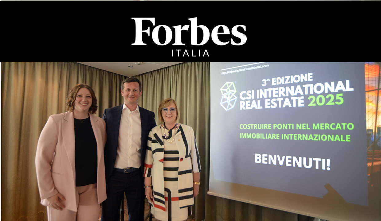 CSI International Real Estate il ponte nel mercato immobiliare internazionale Loretta Lazzarini Ilaria Mauri Davide Mauri Centro Servizi Immobiliari
