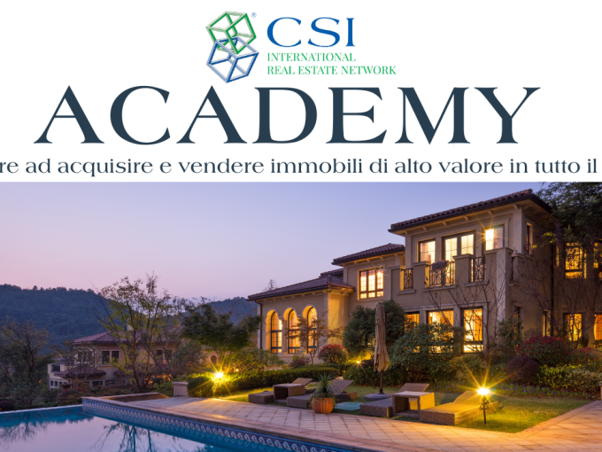 International Real Estate Academy Centro Servizi Immobiliari CSI International Real Estate Network Loretta Lazzarini Ilaria Mauri Davide Mauri
