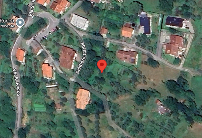 Vista aerea terreno Mandello