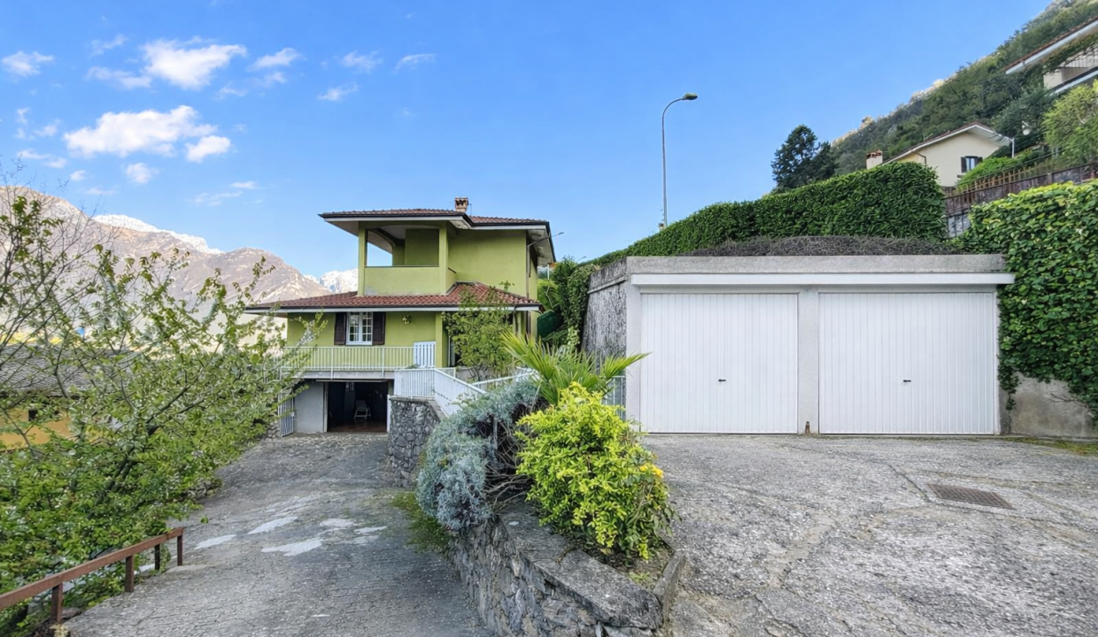 Facciata villa oliveto lario limonta