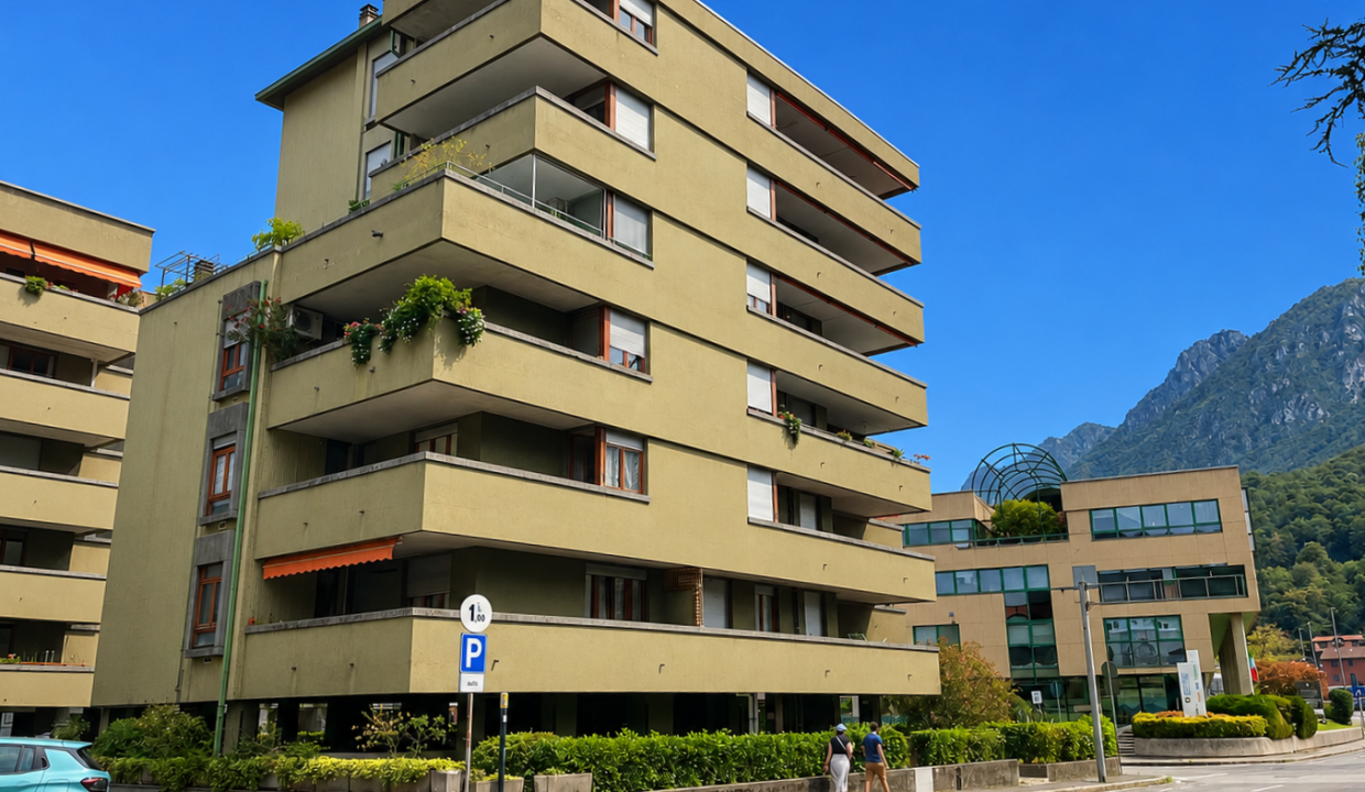 BILOCALE IN AFFITTO LECCO CON TERRAZZO CONDOMINIO 2